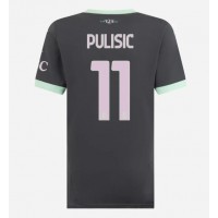 Camiseta AC Milan Christian Pulisic #11 Tercera Equipación Replica 2024-25 para mujer mangas cortas